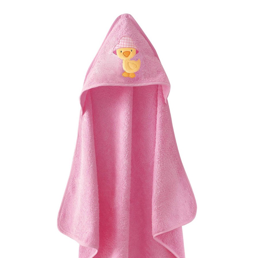 Σετ Κάπα με Γαντάκι βρεφική (75x75) Babyline Rythmos Joanna Ροζ