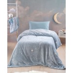 Κουβέρτα Μονή (160x220) Flannel Fleece Φωσφορίζει στο Σκοτάδι Rythmos Oddity με πλανήτες