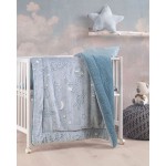 Κουβερτοπάπλωμα Κούνιας (110x140) με Sherpa, που φωσφορίζει στο σκοτάδι Rythmos Oddity με πλανήτες