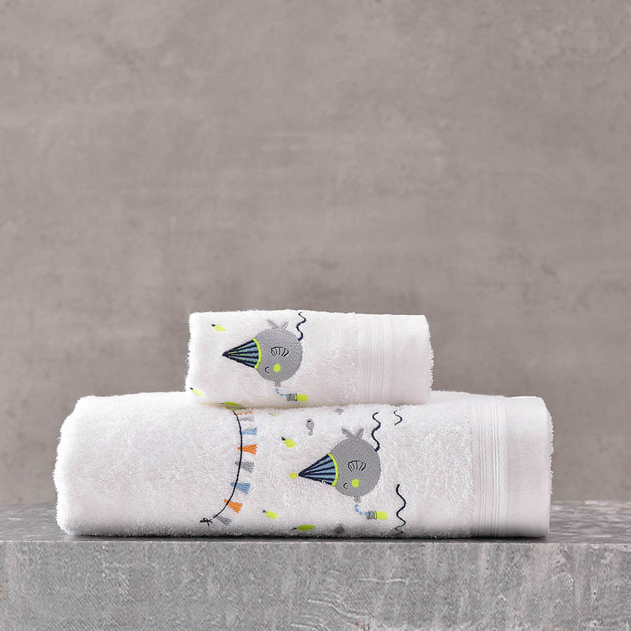 Σετ Πετσέτες 2 τεμαχίων Παιδικές (Χειρός | Λουτρού) Rythmos Bubbles Μπλε