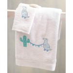 Σετ Πετσέτες 2 τεμαχίων Παιδικές (Χειρός | Λουτρού) Rythmos Diego Σιελ