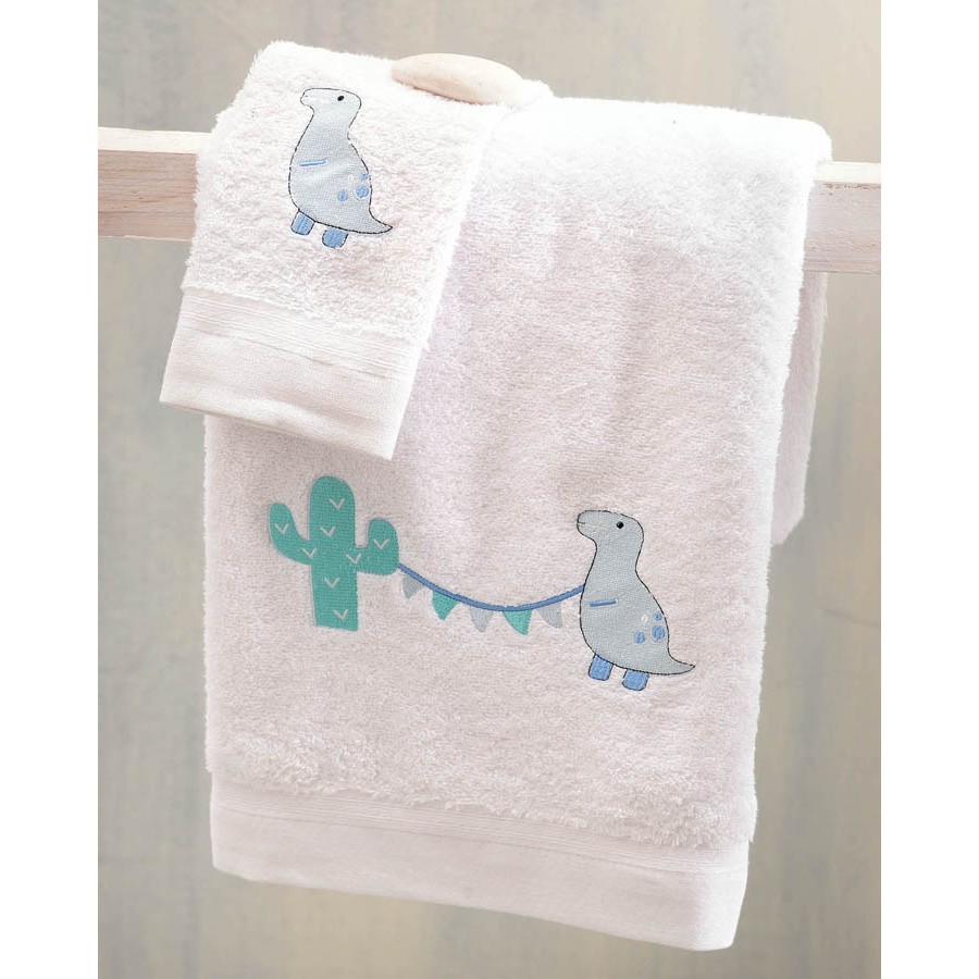 Σετ Πετσέτες 2 τεμαχίων Παιδικές (Χειρός | Λουτρού) Rythmos Diego Σιελ