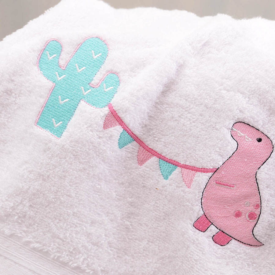 Σετ Πετσέτες 2 τεμαχίων Παιδικές (Χειρός | Λουτρού) Rythmos Diego Ροζ