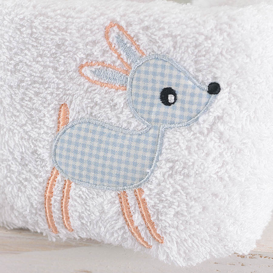 Σετ Πετσέτες 2 τεμαχίων Παιδικές (Χειρός | Λουτρού) Rythmos Floppy Σιελ