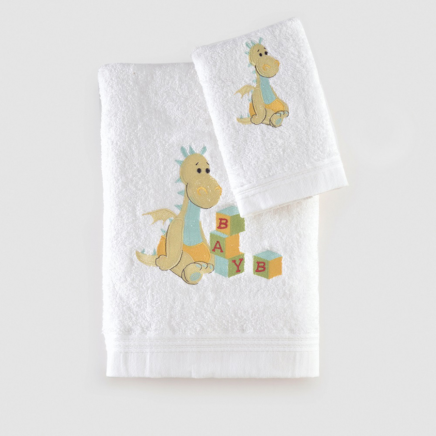 Σετ Πετσέτες 2 τεμαχίων Παιδικές (Χειρός | Λουτρού) Rythmos Willy Κίτρινο