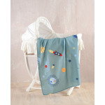 Σεντόνια Βρεφικό Λίκνου (80x110) Βαμβακερό Rythmos Rocket