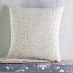 Διακοσμητική Θήκη (40x40) Ζακάρ για μαξιλάρια φιγούρας Rythmos Kober Εκρού