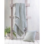 Ριχτάρι για Πολυθρόνα (160x180) Ζακάρ Σενίλ Rythmos Kober Γκρι