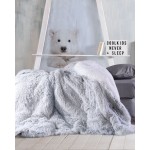 Κουβερτοπάπλωμα Υπέρδιπλο (220x240) Μονόχρωμο 580 γραμ/τμ Rythmos Krystal λευκό-γκρι