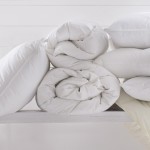 Πάπλωμα Πουπουλένιο Υπέρδιπλο (220x240) 95% Πούπουλο - 5% Φτερό Rythmos Πάπλωμα 1 λευκό