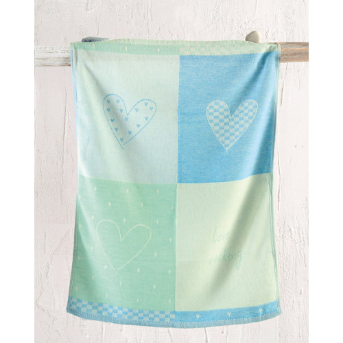 Πετσέτες Κουζίνας - Ποτηρόπανα (50x70) Βαμβακερά Rythmos Love Cooking Βεραμάν