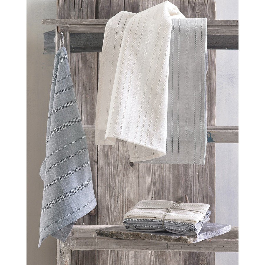 Σετ Πετσέτες 3 τεμ Κουζίνας (45x68) Βαμβακερές Rythmos Vicente