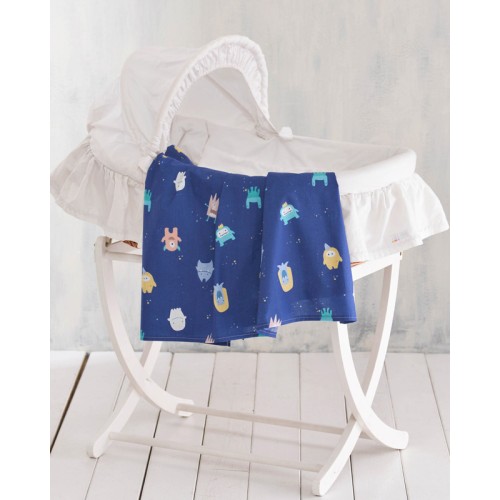 Σεντόνι Μπεμπέ (80x110) Λίκνου, Καλαθούνας Βαμβακερό Rythmos Busters