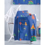 Σεντόνι Μπεμπέ (80x110) Λίκνου, Καλαθούνας Βαμβακερό Rythmos Tobias