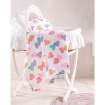 Σεντόνι Μπεμπέ (80x110) Λίκνου, Καλαθούνας Βαμβακερό Rythmos Zoey