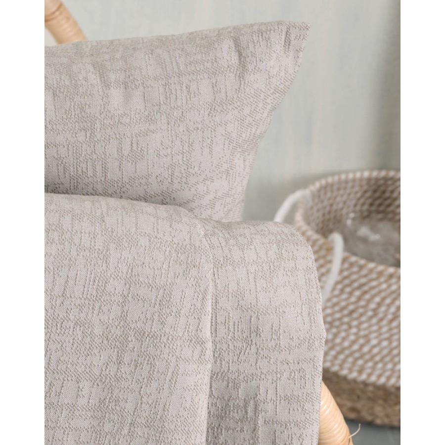 Ριχτάρι για Πολυθρόνα (160x180) Ζακάρ Rythmos Mauricio Μπεζ