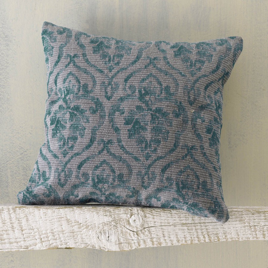 Διακοσμητική Θήκη (40x40) Ζακάρ Rythmos Medallion Πετρόλ