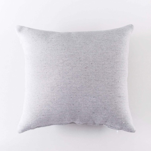 Διακοσμητική Θήκη (40x40) Ζακάρ για μαξιλάρια φιγούρας Rythmos Miller Ασημί