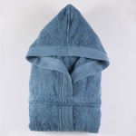 Μπουρνούζι (Small) με Κουκούλα Rythmos Amadeus Ντένιμ