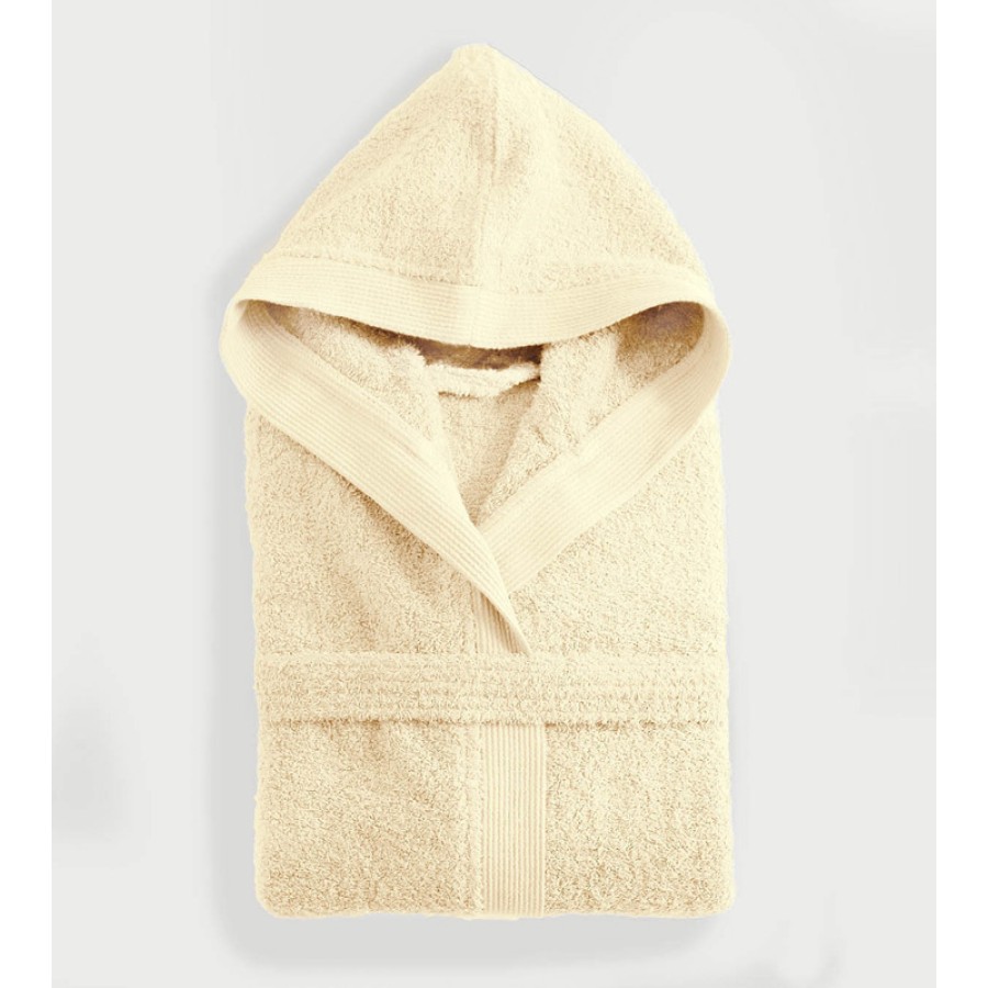 Μπουρνούζι (Small) με Κουκούλα Rythmos Amadeus Εκρού