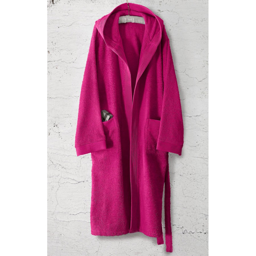 Μπουρνούζι (Small) με Κουκούλα Rythmos Amadeus Φούξια