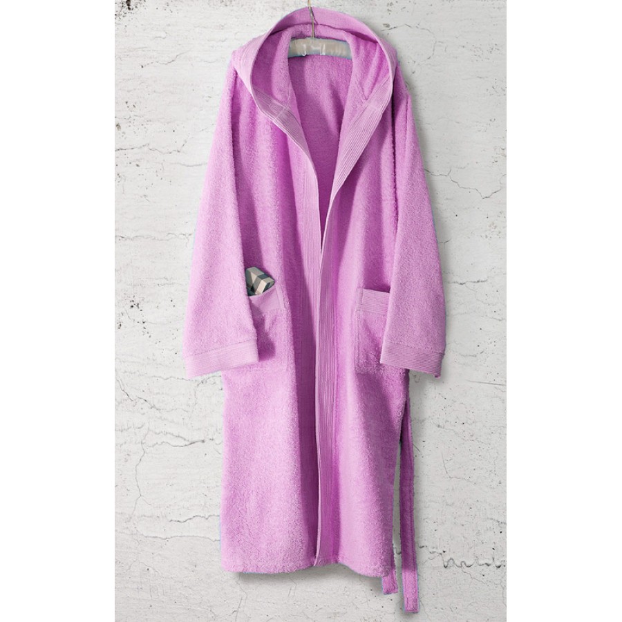 Μπουρνούζι (Small) με Κουκούλα Rythmos Amadeus Λιλά