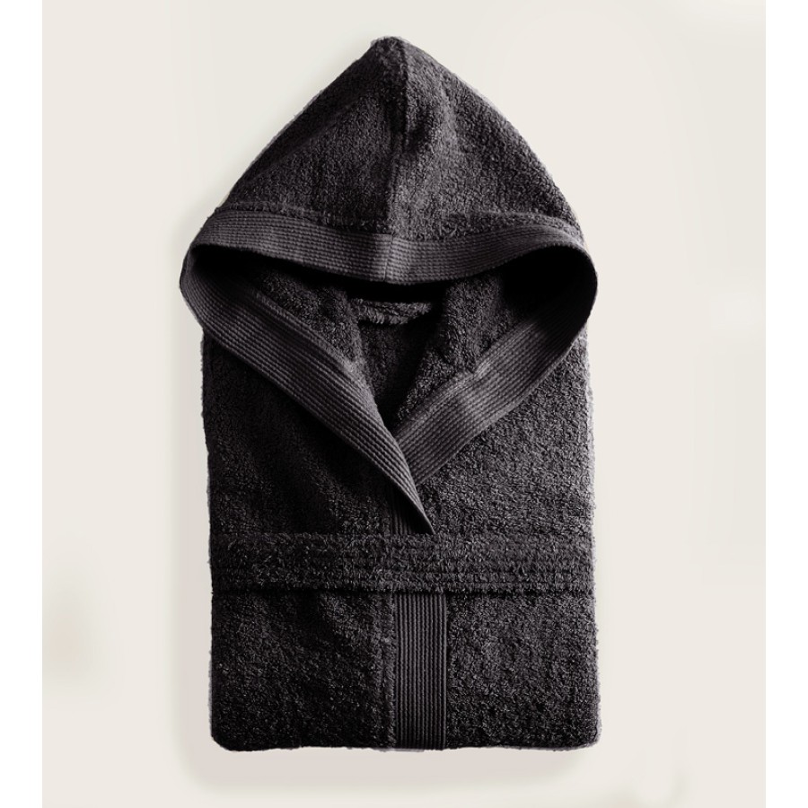 Μπουρνούζι (XXLarge) με Κουκούλα Rythmos Amadeus Μαύρο