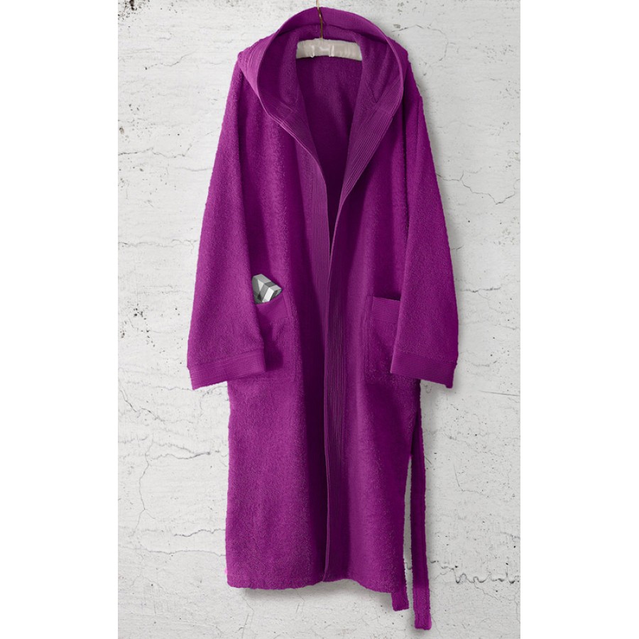 Μπουρνούζι (Small) με Κουκούλα Rythmos Amadeus Μωβ