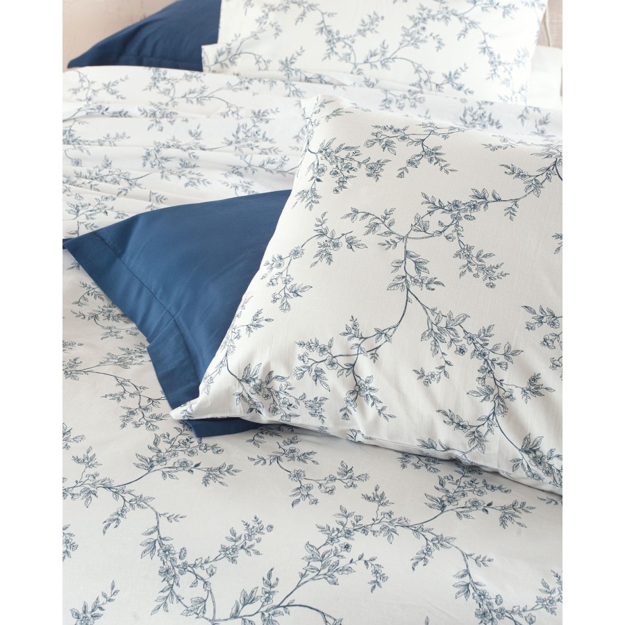 Μαξιλαροθήκες ζεύγος (50x70) Rythmos Symbol Odet μπλε