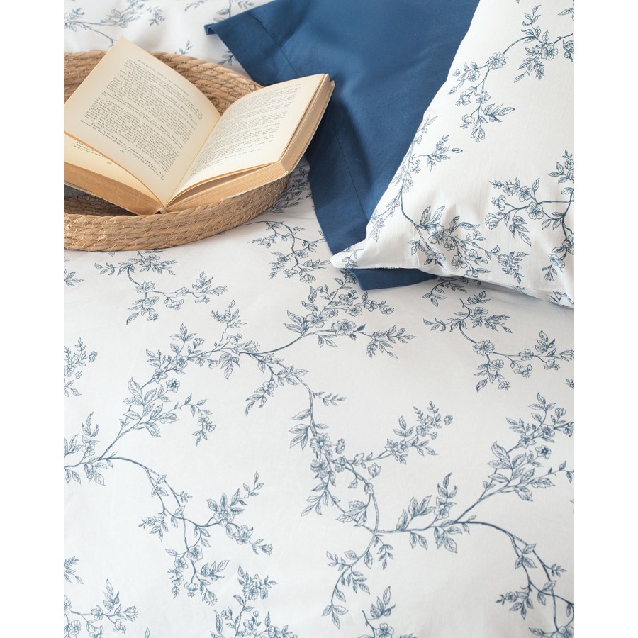 Μαξιλαροθήκες ζεύγος (50x70) Rythmos Symbol Odet μπλε