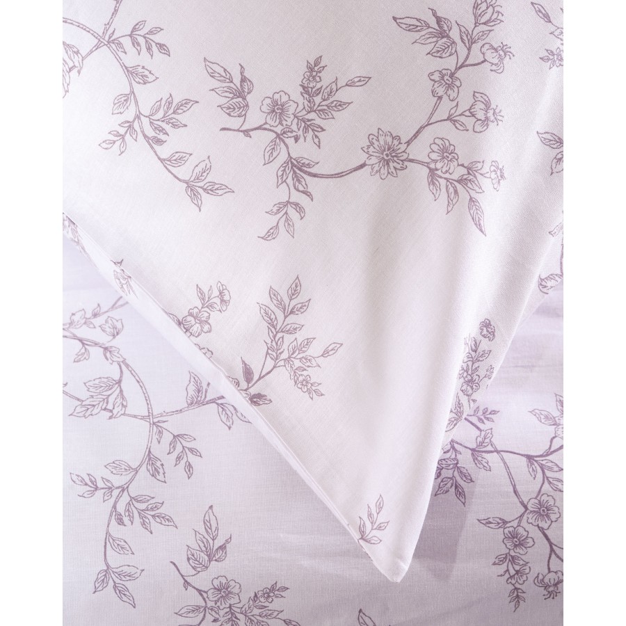 Σετ Σεντόνια Σούπερ Υπέρδιπλα (270x290) Βαμβακερά Rythmos Symbol Odet Μωβ