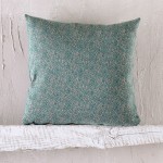 Διακοσμητική Θήκη (40x40) Ζακάρ για μαξιλάρια φιγούρας Rythmos Only Πετρολ