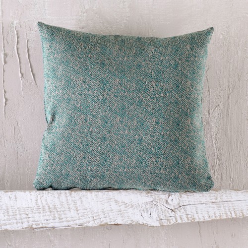 Διακοσμητική Θήκη (40x40) Ζακάρ για μαξιλάρια φιγούρας Rythmos Only Πετρολ