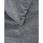 Σετ σεντόνια Υπέρδιπλα (230x270) με Λάστιχο Βαμβακερά Rythmos Diva Pacify Γκρι