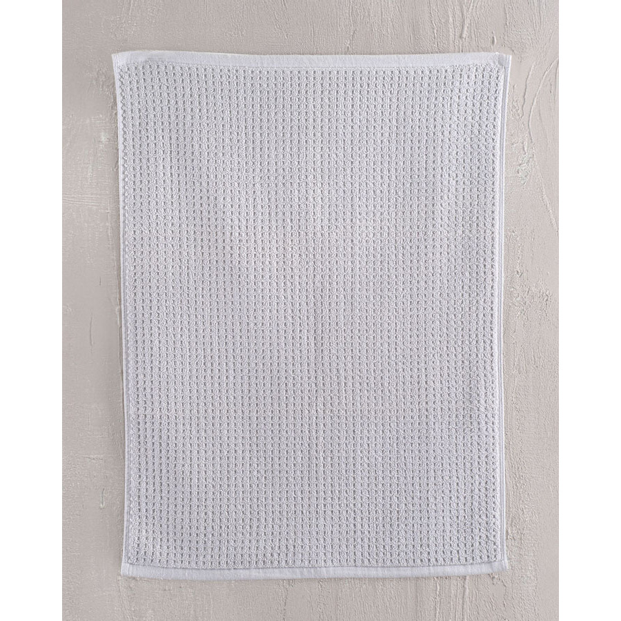 Ταπέτο - Πατάκι Μπάνιου (50x70) Βαμβακερό Rythmos Allen Γκρι Απαλό