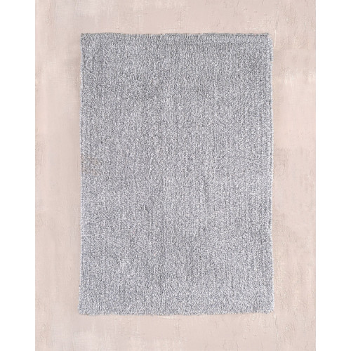 Ταπέτο - Πατάκι Μπάνιου (50x80) Βαμβακερό Rythmos Gaia Γκρι