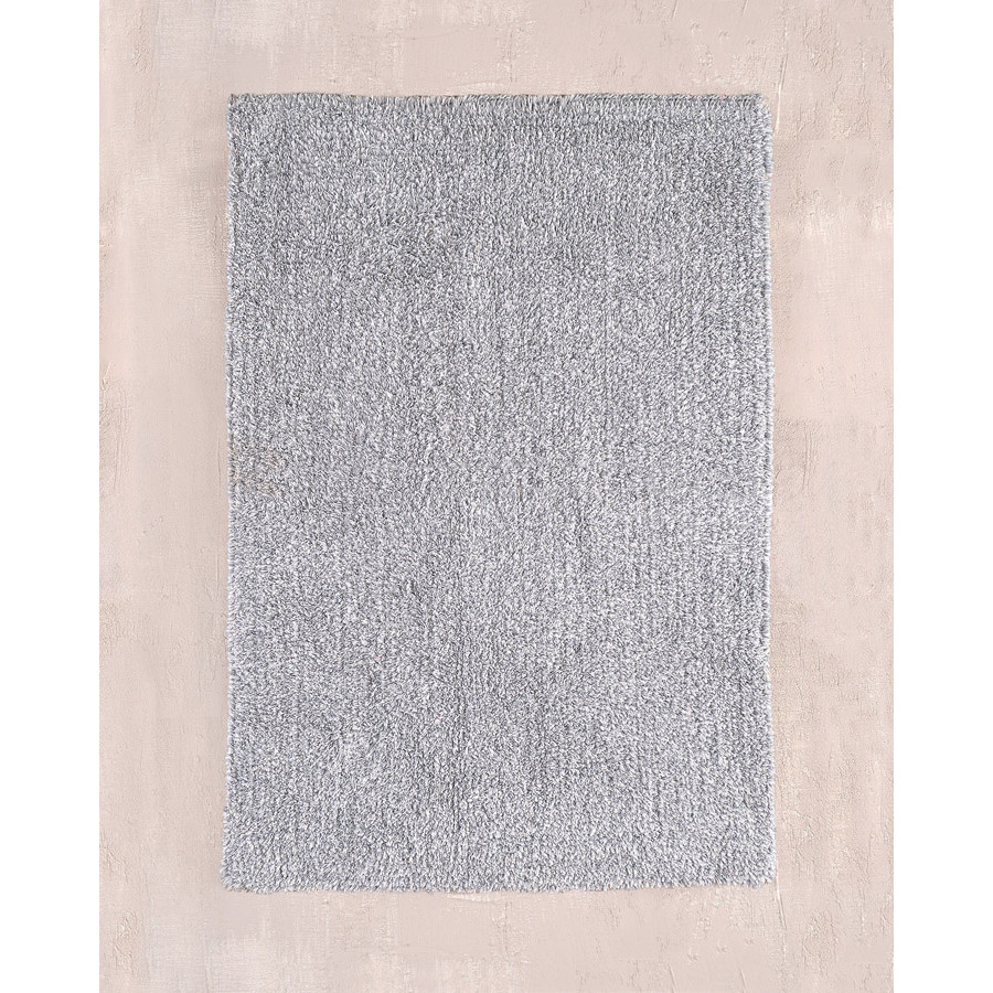 Ταπέτο - Πατάκι Μπάνιου (50x80) Βαμβακερό Rythmos Gaia Γκρι