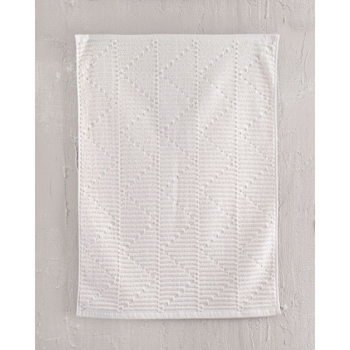 Ταπέτο - Πατάκι Μπάνιου (50x70) Βαμβακερό Rythmos Jessica Εκρού