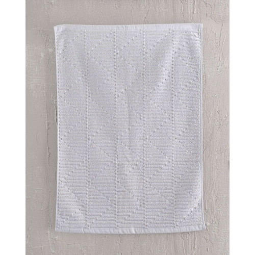 Ταπέτο - Πατάκι Μπάνιου (50x70) Βαμβακερό Rythmos Jessica Γκρι Απαλό