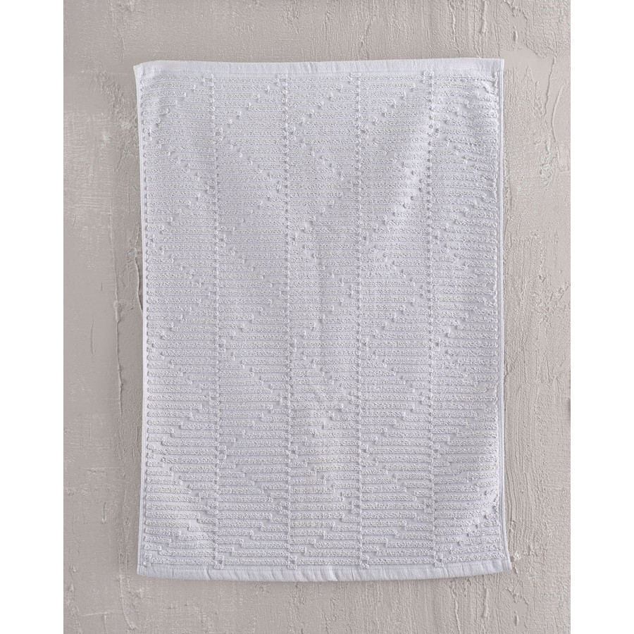 Ταπέτο - Πατάκι Μπάνιου (50x70) Βαμβακερό Rythmos Jessica Γκρι Απαλό