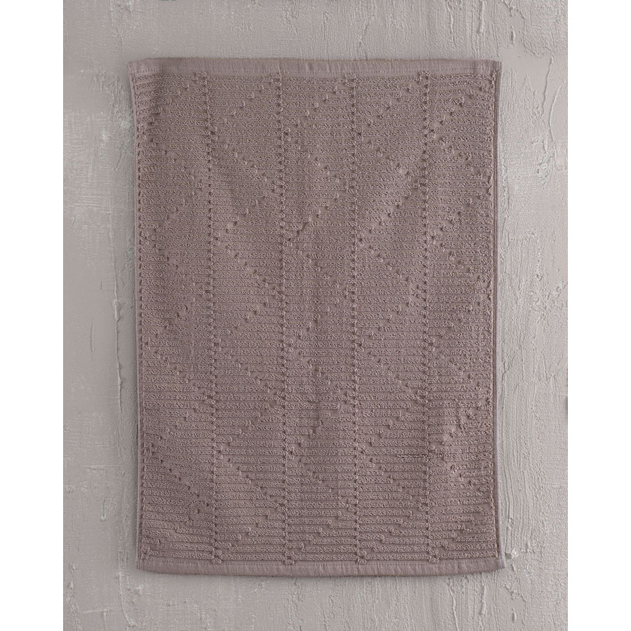 Ταπέτο - Πατάκι Μπάνιου (50x70) Βαμβακερό Rythmos Jessica Taupe