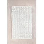 Ταπέτο-Πατάκι Μπάνιου (60x90) Βαμβακερό Rythmos Archi Εκρού