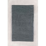 Ταπέτο-Πατάκι Μπάνιου (50x80) Βαμβακερό Rythmos Archi Γκρι