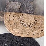 Χαλάκι Στρογυλλό (Διαμ.120εκ) Φυσική Γιούτα Rythmos Cougar Μπεζ