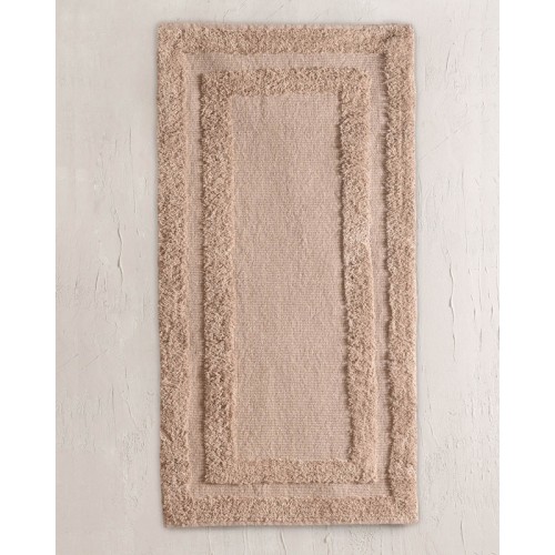 Ταπέτο-Πατάκι (60x120) Βαμβακερό Rythmos Etna Καφέ