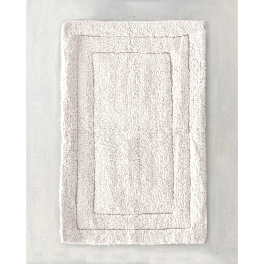 Ταπέτο - Πατάκι Μπάνιου (60x90) Βαμβακερό Rythmos Senna Εκρού