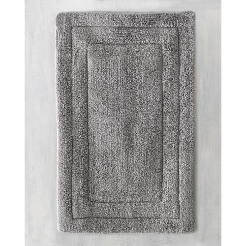 Ταπέτο - Πατάκι Μπάνιου (60x90) Βαμβακερό Rythmos Senna Γκρι