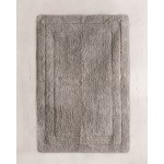 Ταπέτο - Πατάκι Μπάνιου (50x80) Βαμβακερό Rythmos Senna Γκρι - Καφέ