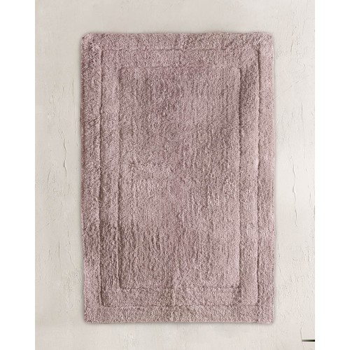 Ταπέτο - Πατάκι Μπάνιου (50x80) Βαμβακερό Rythmos Senna Παλαιωμένο Μωβ