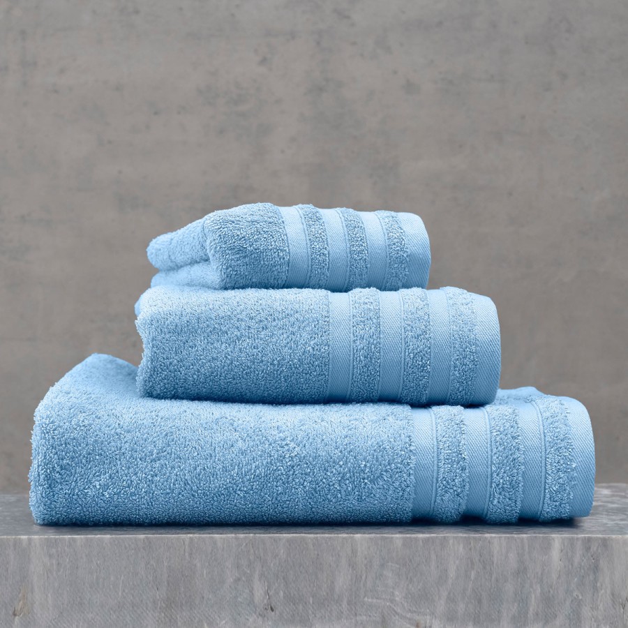 Πετσέτα Χειρός (40x60) Πενιέ Rythmos Lagoon Γαλάζιο